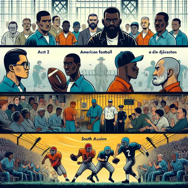 Американский футбол в тюрьме: Неожиданный мир спортивных страстей
