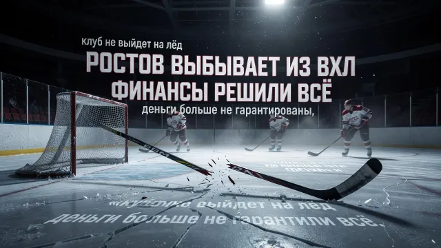 «Ростов» выбывает из ВХЛ. Финансы решили всё